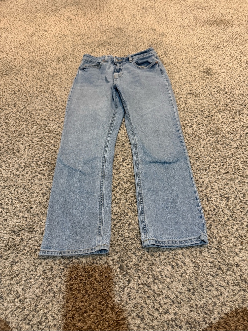 H&M Light Blue Straight-Leg Jeans